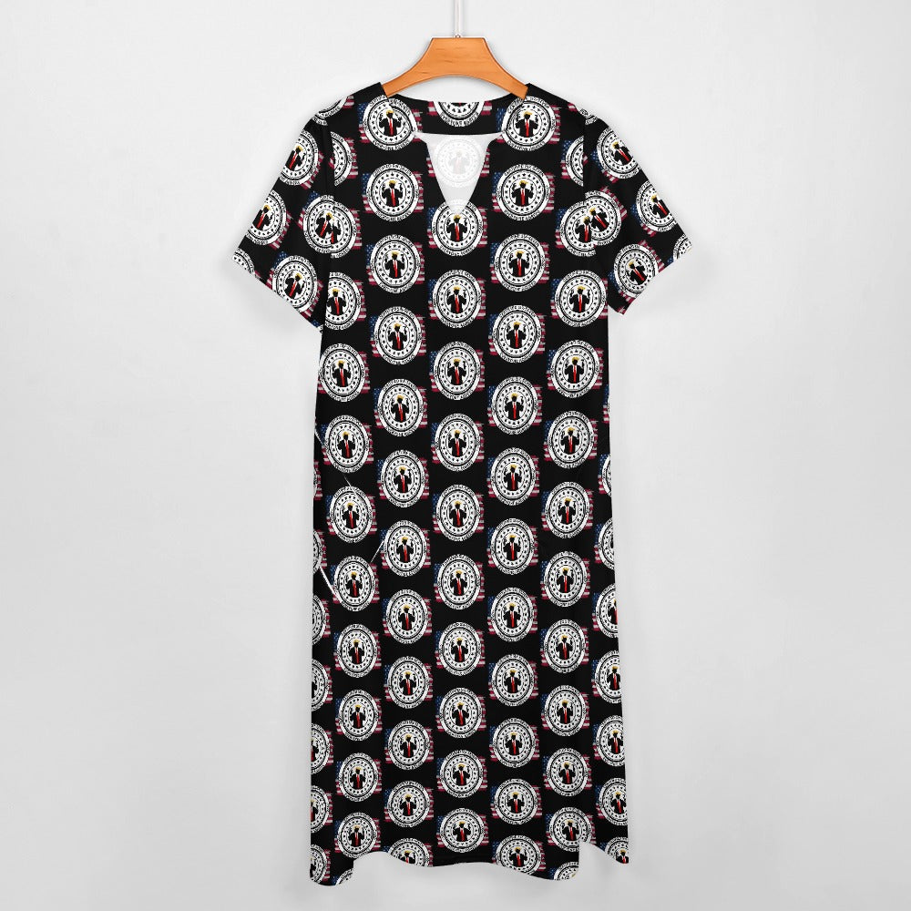 Certified 67 Parody Dress – 7-Point Sleeve V-Neck