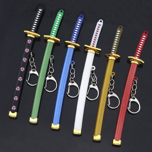 Fashion Sword Model Alloy Keychain Pendant