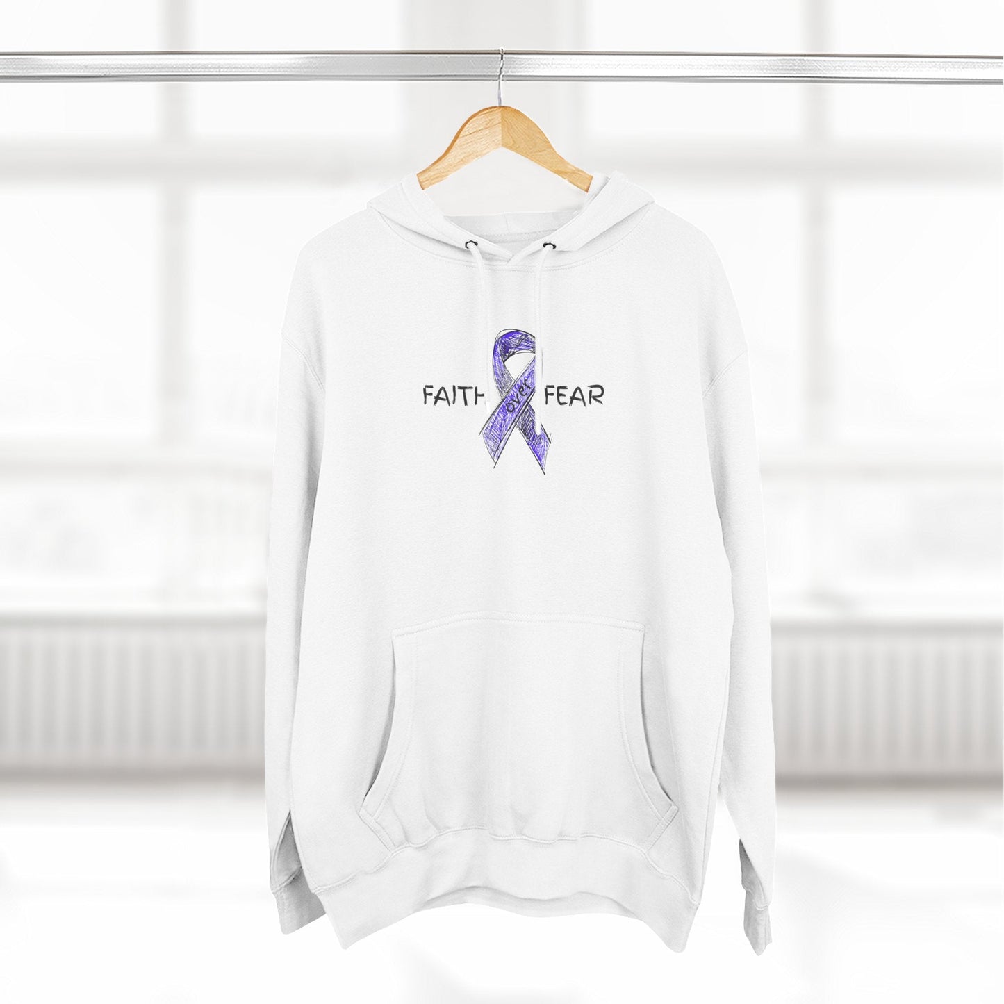 Faith Over Fear Epilepsy Awareness Hoodie