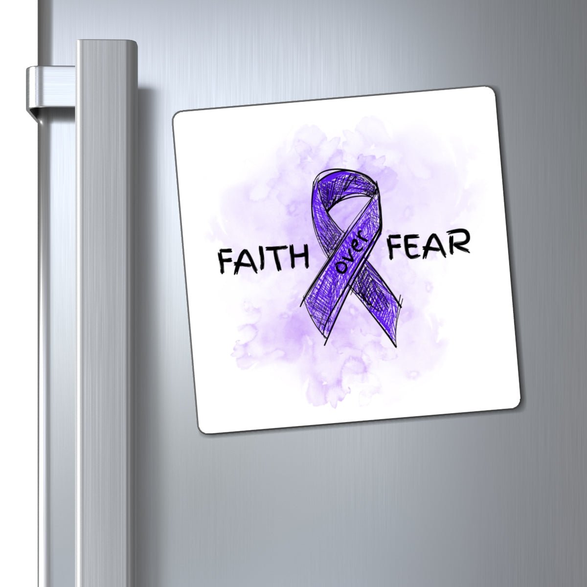 Faith Over Fear Epilepsy Awareness Magnet