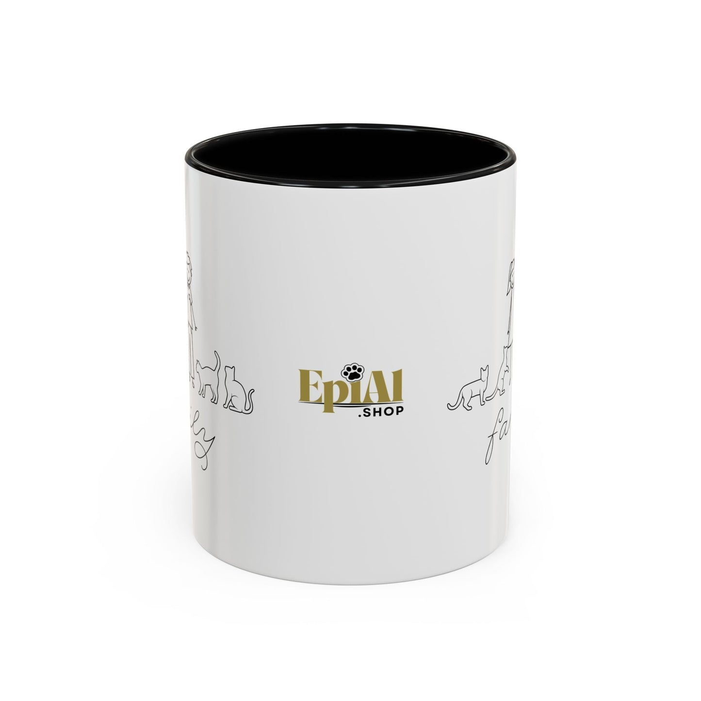 Family First Accent Coffee Mug