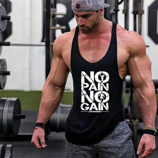 Fashion Bodybuilding Cotton Gym Sleeveless Shirt Men Fitness Vest Modern Singlet Sportswear Workout Tank Top Gym Mens Back Tank Top Vest Muscle Fashion Stringer Clothing Bodybuilding Singlets Fitness Workout Sleeveless Sports Shirt