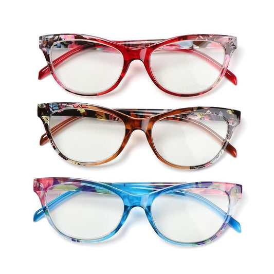 Fashion Reading Eyeglasses Men Women High Definition Transparent Optical Eyewear Anti Blue Eye Protection Eyeglasses Transparent Optical Eyewear With Diopter +1.0~+ 4.0
