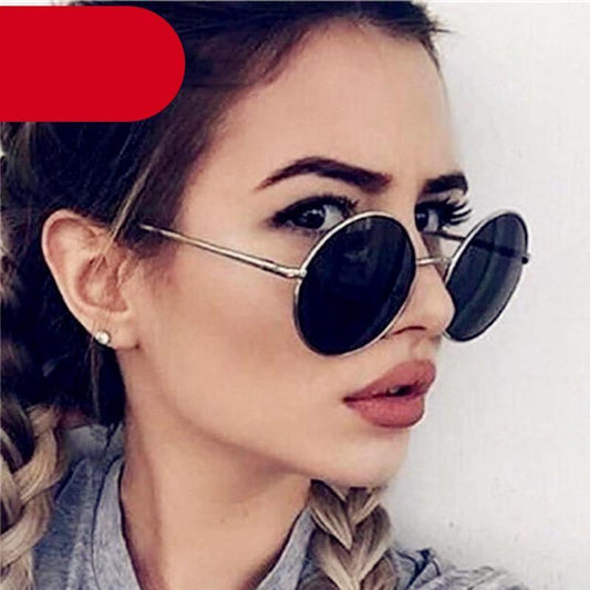 Fashion Round Frame New  Sunglasses Small Face For  Women/Men Glasses In Candy-Colored Ocean Men New Retro Eyewear Outdoor UV400 Eyeglasses  For Women/Men