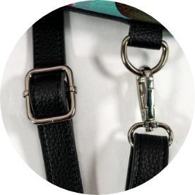 I'm Not Perfect I'm Original Vegan Leather Crossbody Bag