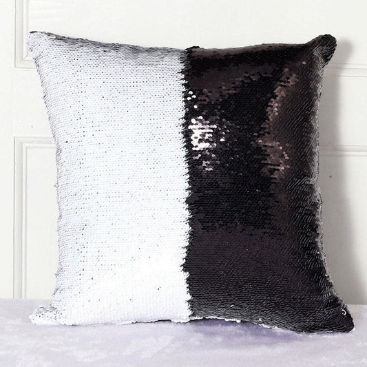 DIY Sequin Sofa Decorative Cushion Cover