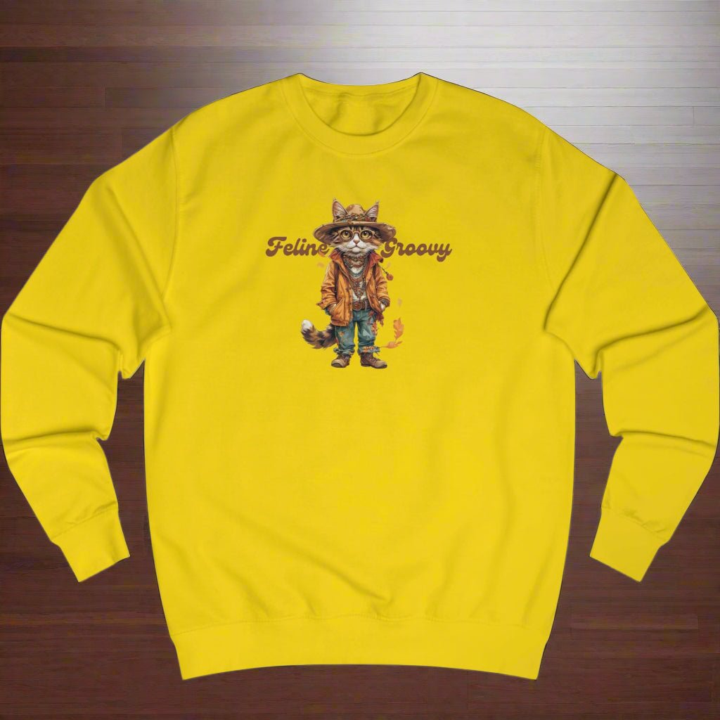 Feline Groovy — Unisex Sweatshirt