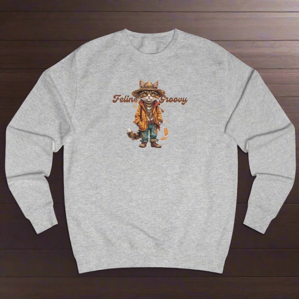Feline Groovy — Unisex Sweatshirt