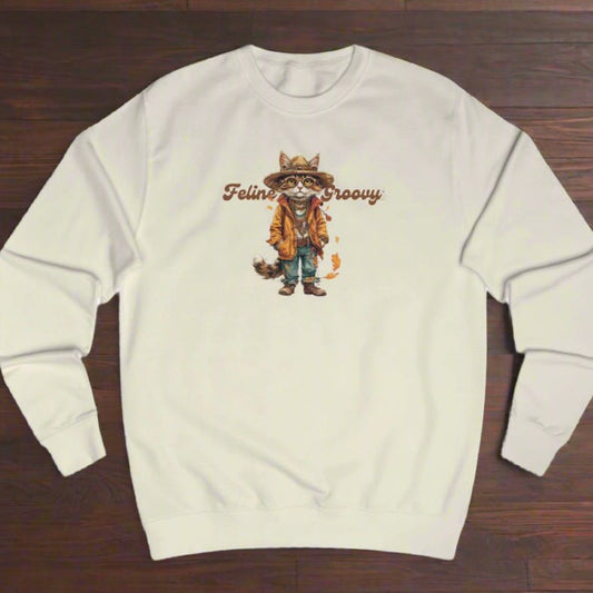 Feline Groovy — Unisex Sweatshirt