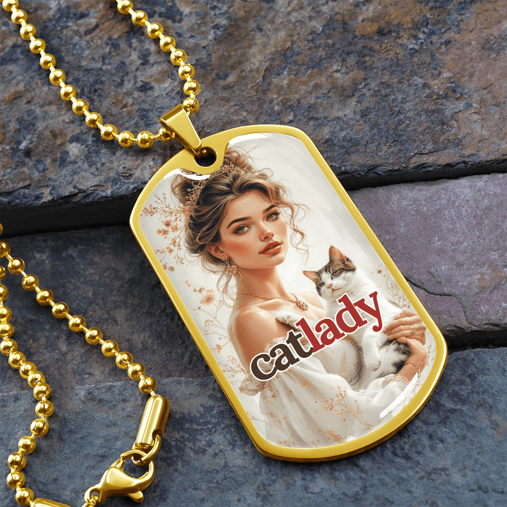 Feminine Cat Lady Necklace