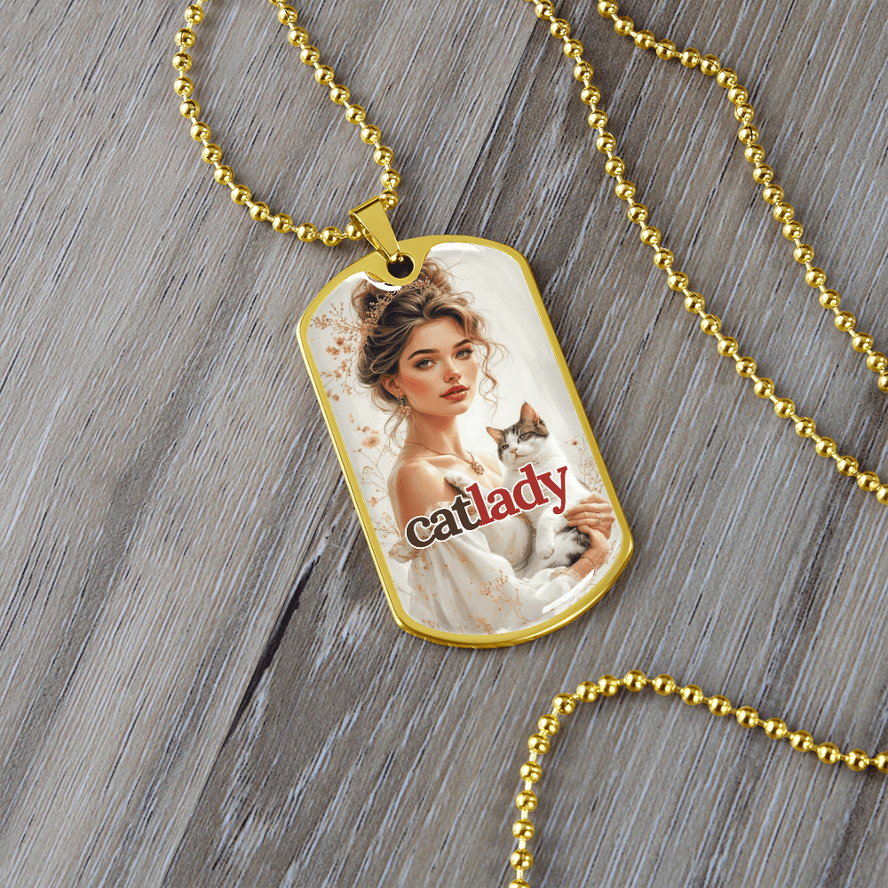 Feminine Cat Lady Necklace