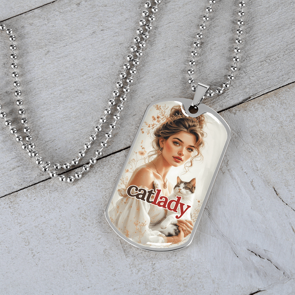 Feminine Cat Lady Necklace