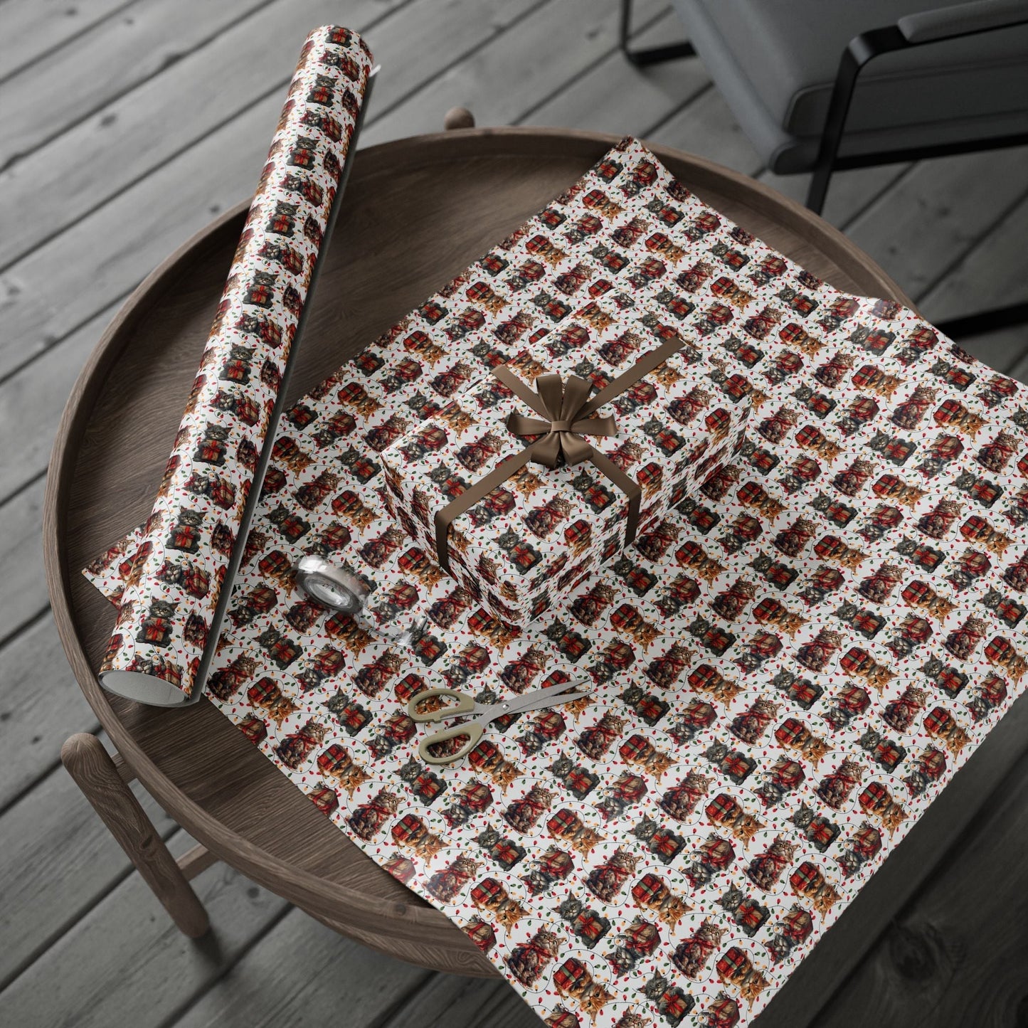 Festive Kitties Christmas Wrapping Paper