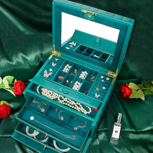 Necklace Hollow Buckle Jewelry Bracelet Lid Gift Box