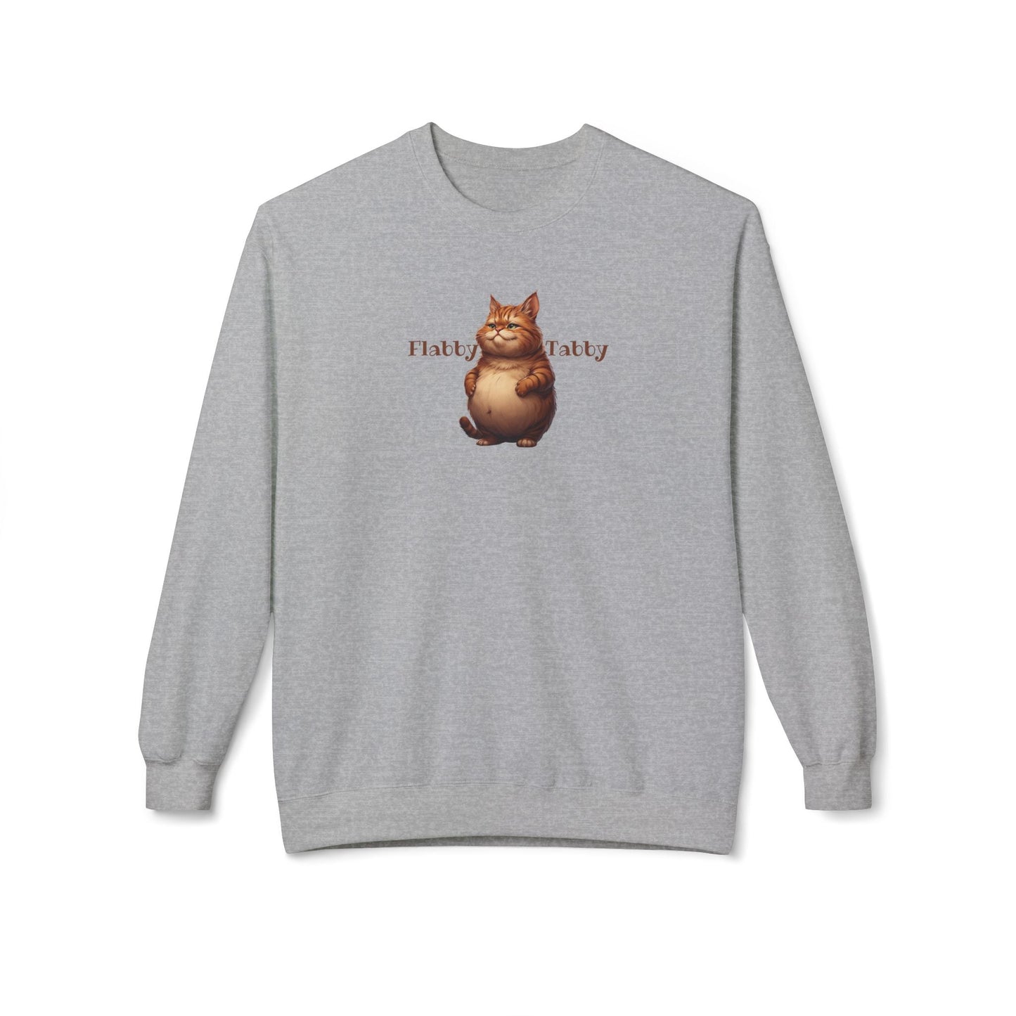 Flabby Tabby Fleece Sweatshirt
