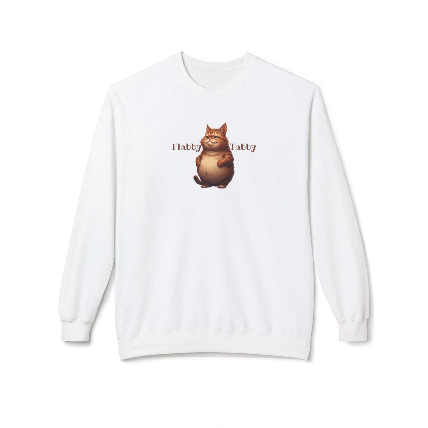 Flabby Tabby Fleece Sweatshirt