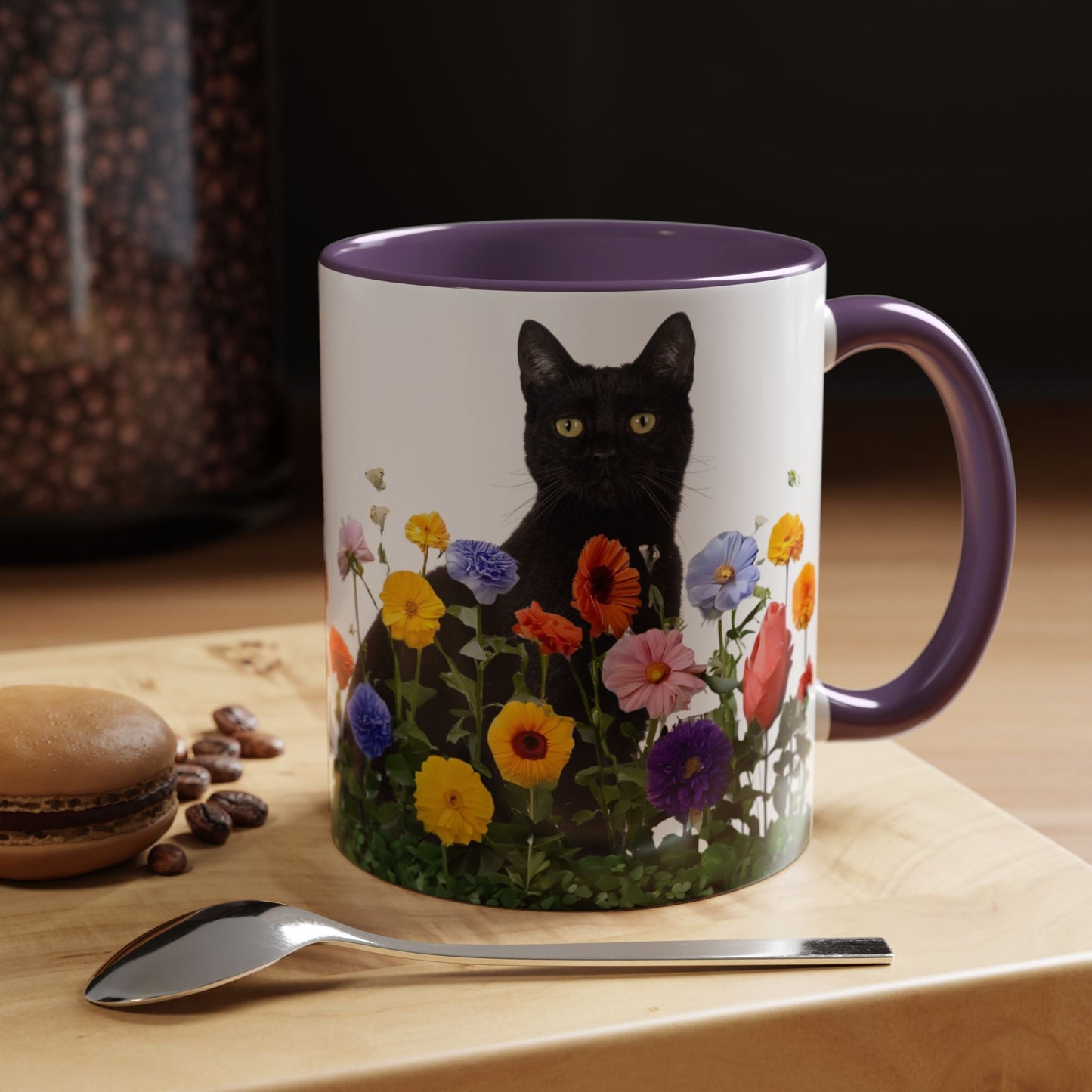 Floral Cats Coffee Mug