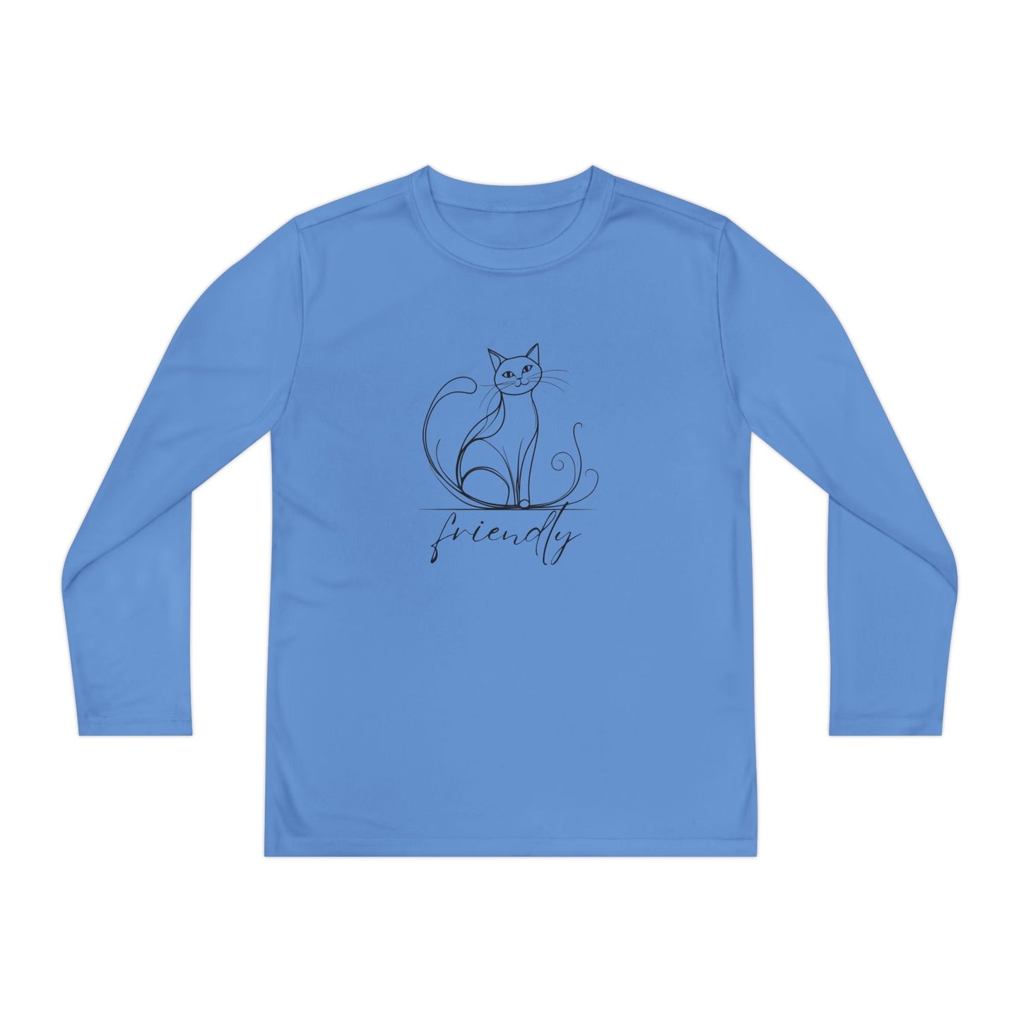 Friendly Cat Youth Long Sleeve Tee