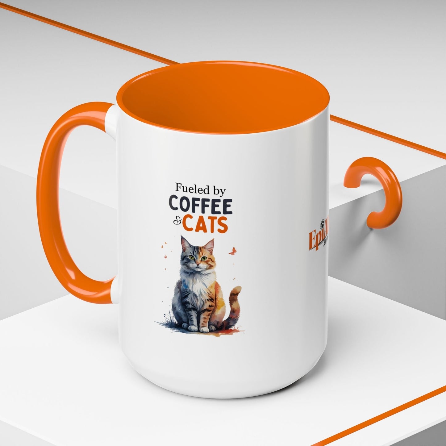 Fueled by Coffee & Cats Mug