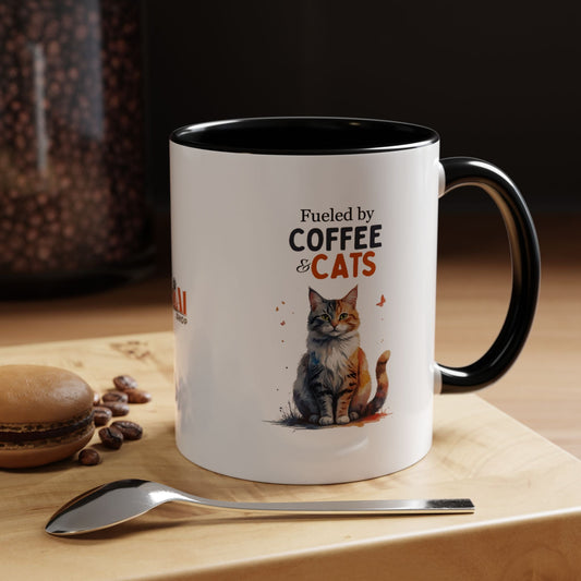 Fueled by Coffee & Cats Mug