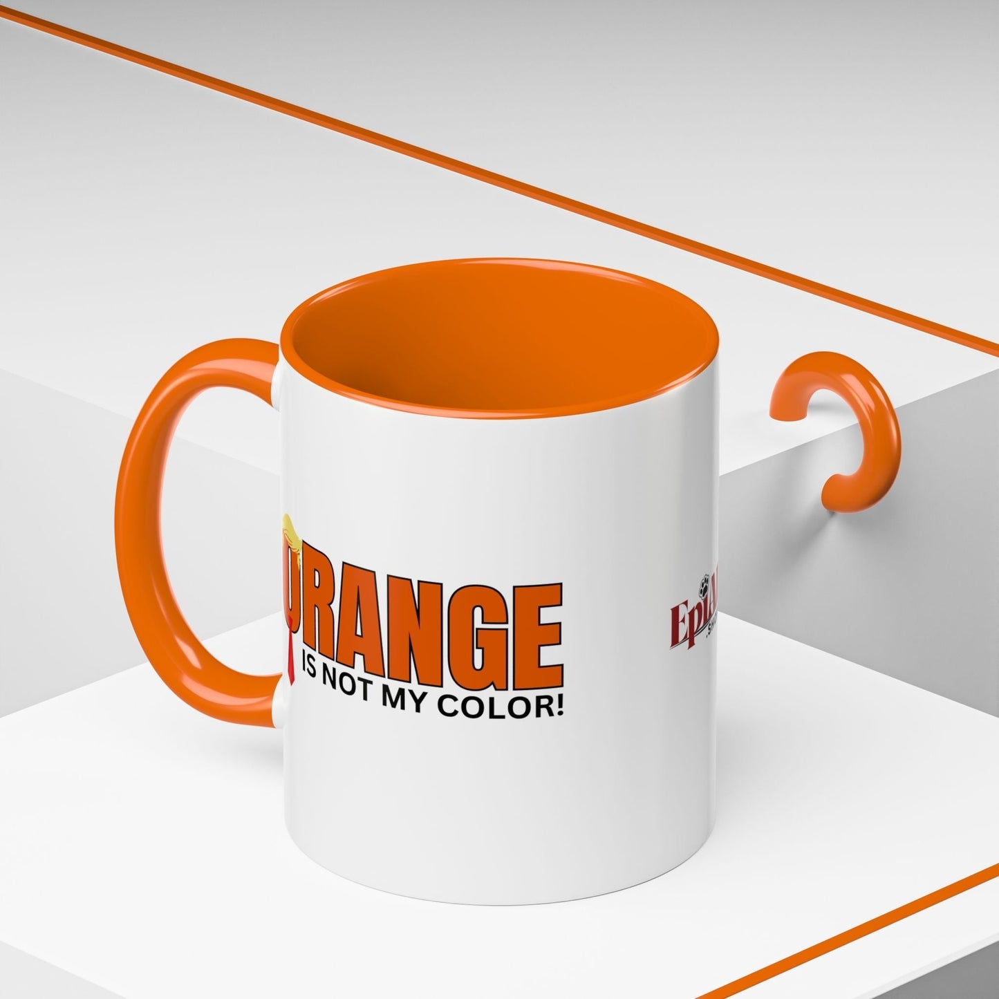 Orange Is Not My Color Accent Mug | Funny Coffee Mug (11oz, 15oz)