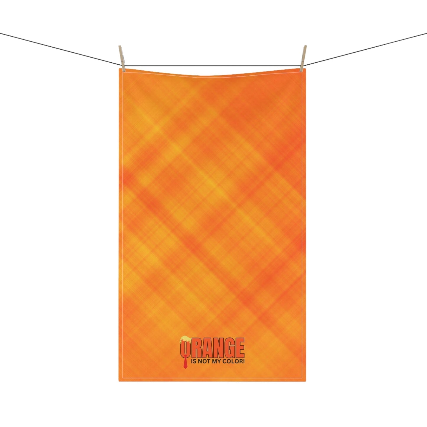Orange Is Not My Color Tea Towel | Funny Kitchen Towel