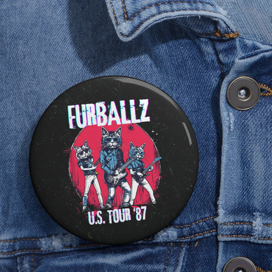 FURBALLZ Pinback Button