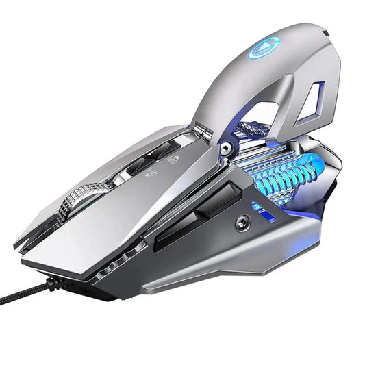 Gaming Adjustable DPI Wired PC Mouse Laptop Home Office Mouse With Metal Bottom Plate