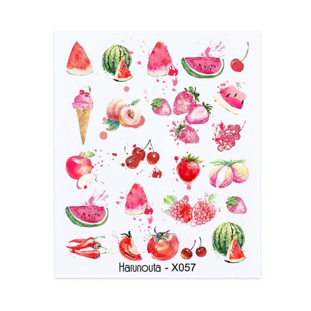 Geometry Line Stripe Nail Sticker Floral Butterfly Design Water Decals Slider Wraps Decoration Nail Art Accessories Water Transfer Nail Decals Sticker For Pretty Girl Self-Adhesive Nail Decals Designer Nail Stickers for Acrylic Decal Decoration