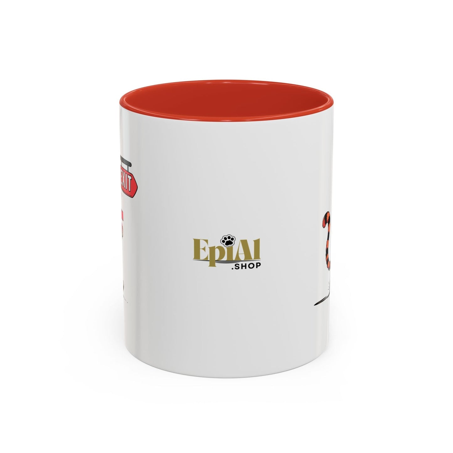 Getting the F Outta Here Cat Coffee Mug