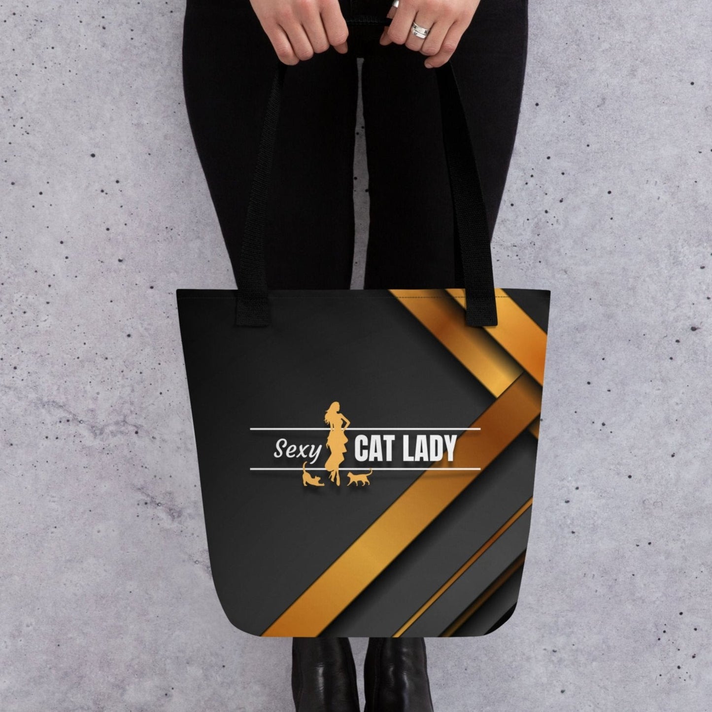 Sexy Cat Lady Tote Bag