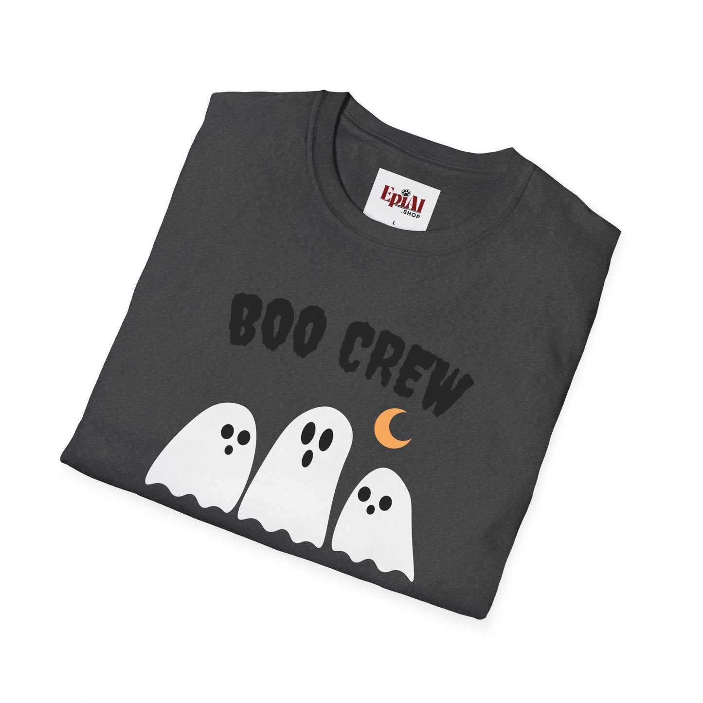Halloween Boo Crew Unisex T-Shirt - Spooky Apparel for Ghost Lovers, Perfect Halloween Costume and Fall Fashion