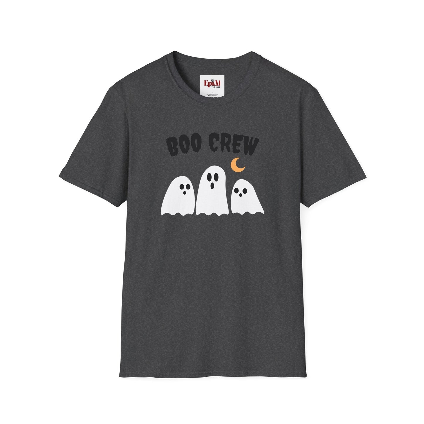 Halloween Boo Crew Unisex T-Shirt - Spooky Apparel for Ghost Lovers, Perfect Halloween Costume and Fall Fashion