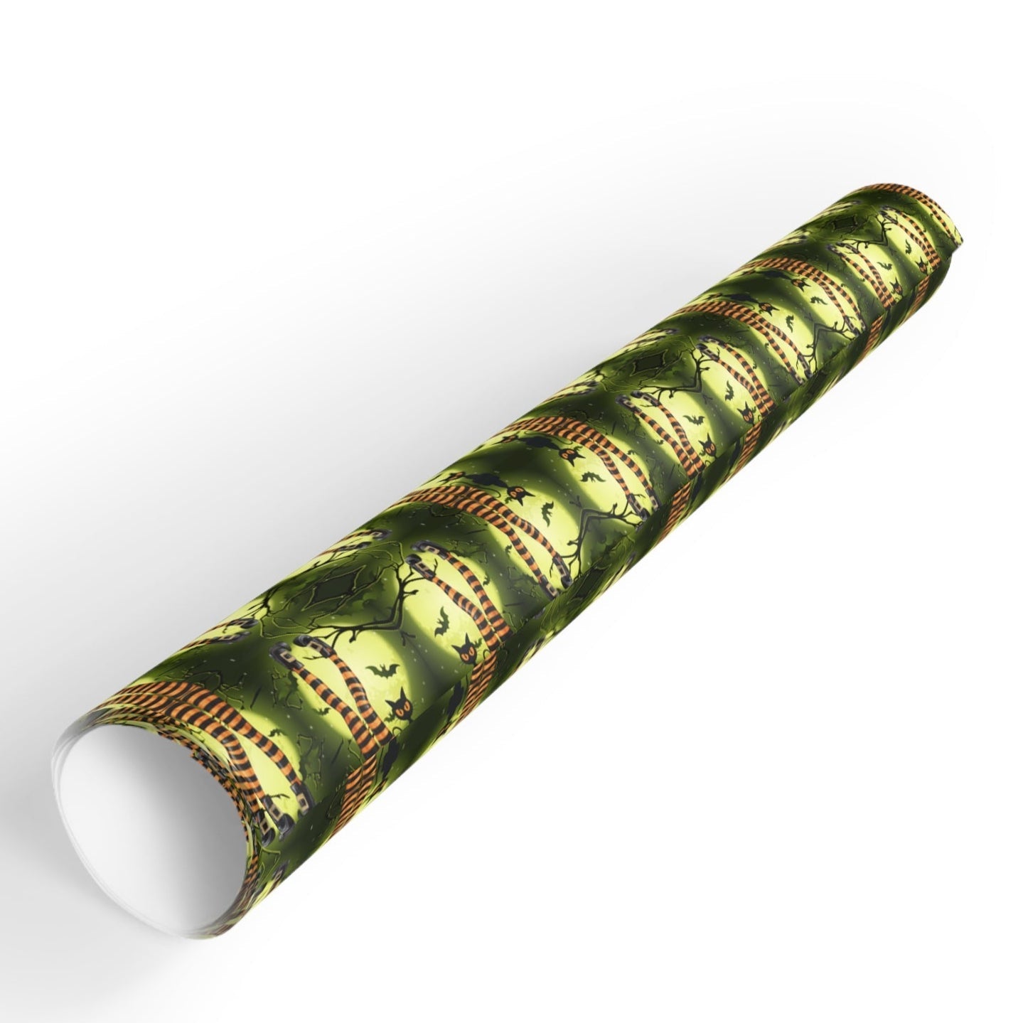 Halloween Cat Gift Wrapping Paper Roll - Perfect for Cat Lovers