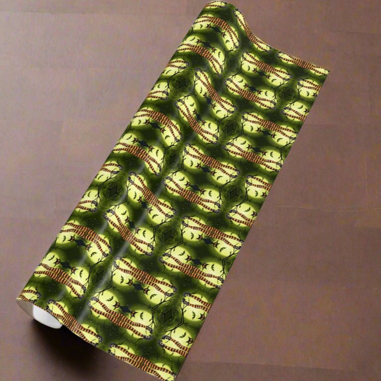 Halloween Cat Gift Wrapping Paper Roll - Perfect for Cat Lovers