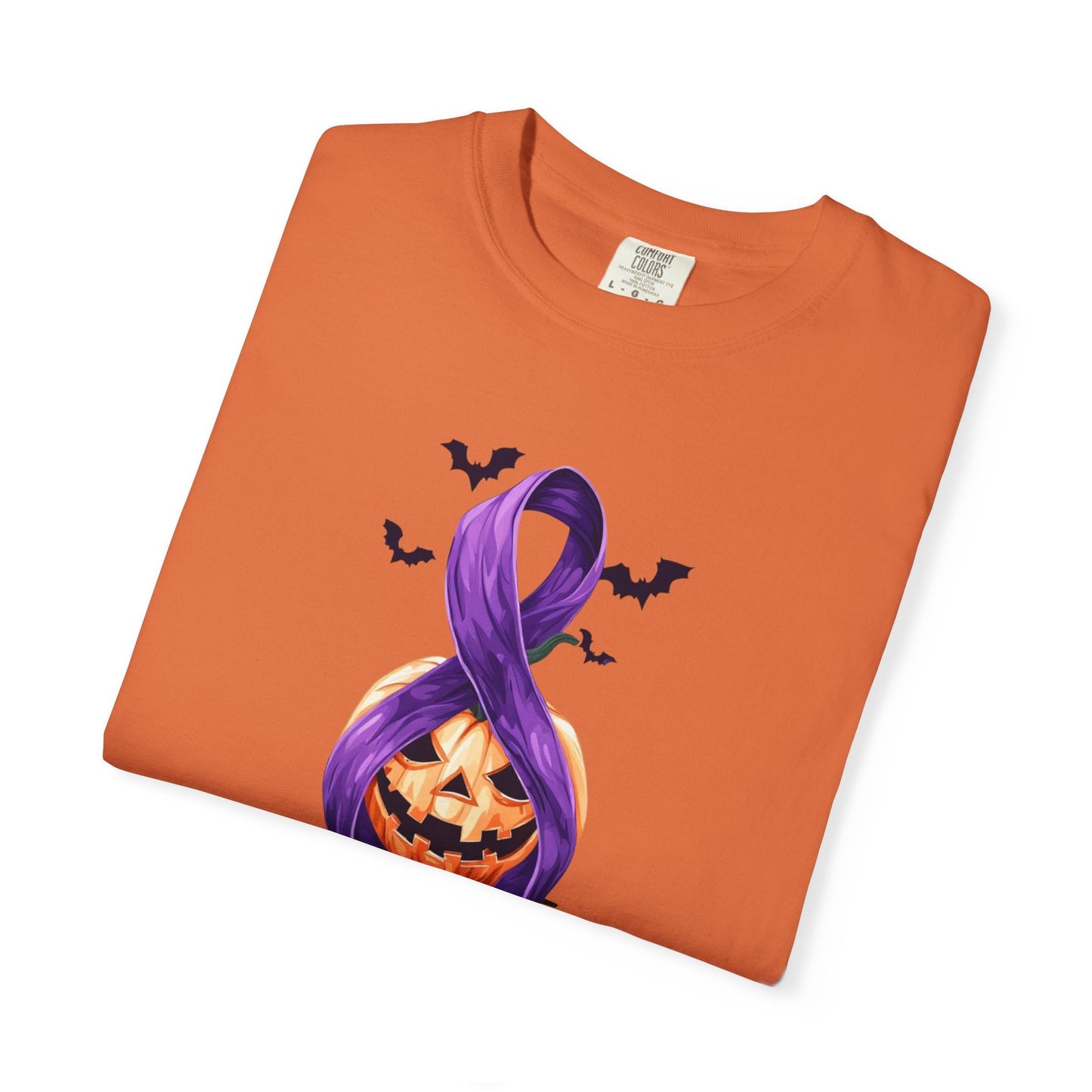 Spooky Season, Still Strong — Purple Ribbon Halloween Tee