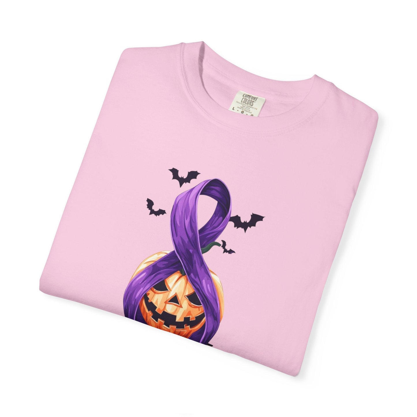 Spooky Season, Still Strong — Purple Ribbon Halloween Tee