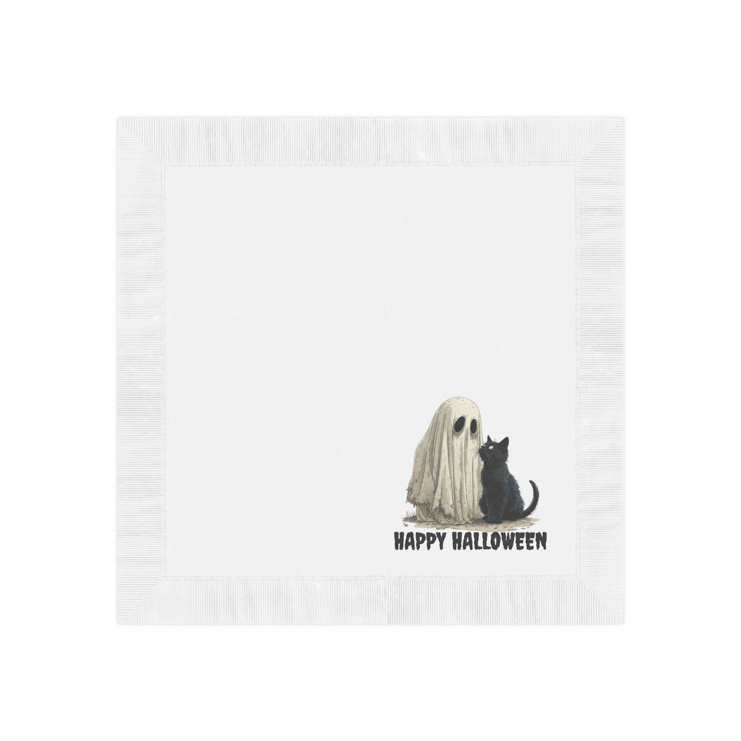 Spooky Halloween-Themed Party Napkins