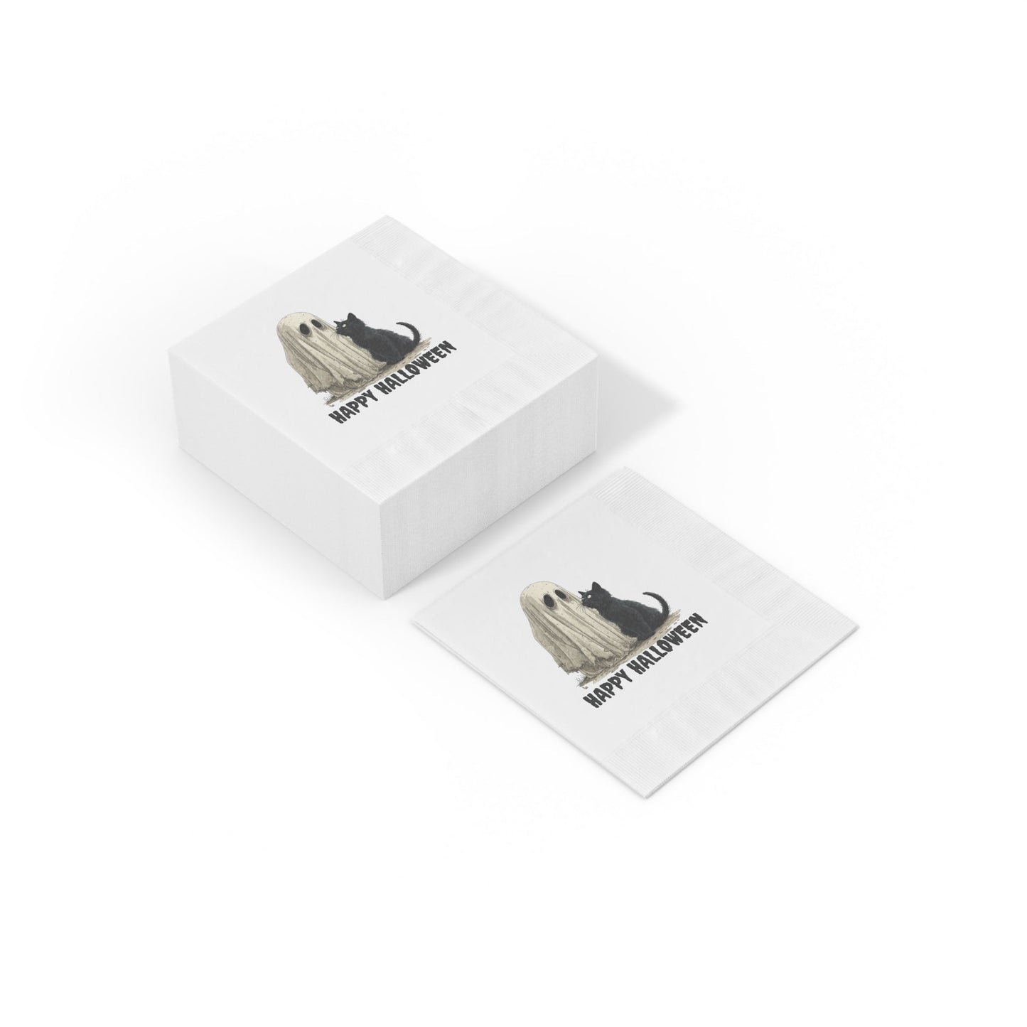 Spooky Halloween-Themed Party Napkins