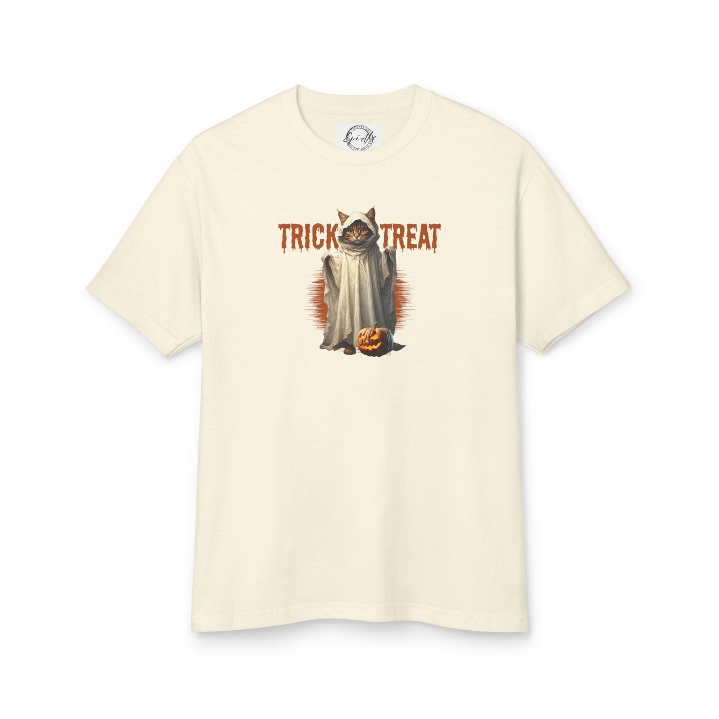 Halloween Trick-or-Treat Kitty Unisex Tee