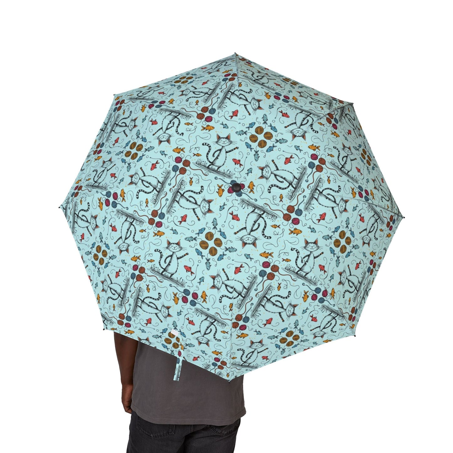 Happy Cat Patterned Umbrella for Every Occasion