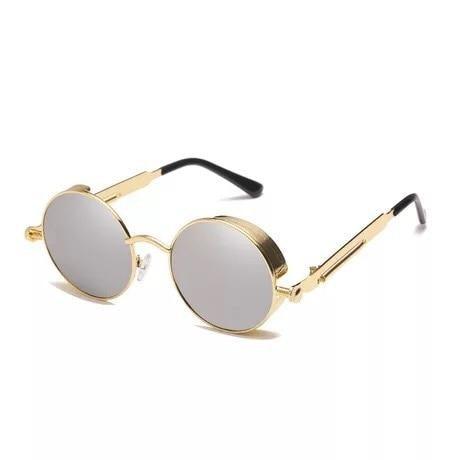 High Quality Metal Circle Frame Luxury & Designer High Quality Sunglasses For Men and Women New Retro Style Round Shape Metal Frame Sunglasses UV400