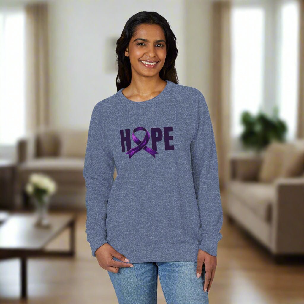 Hope Unisex French Terry Raglan Sweatshirt