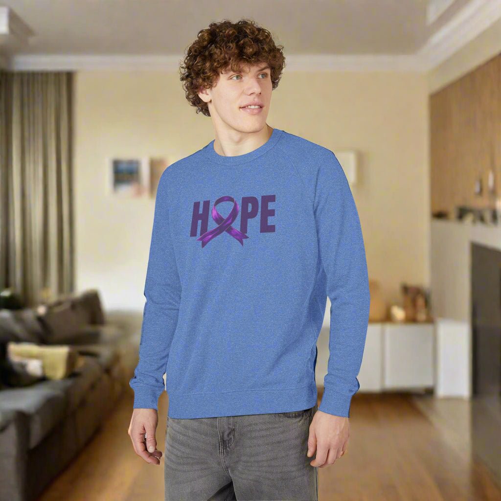 Hope Unisex French Terry Raglan Sweatshirt