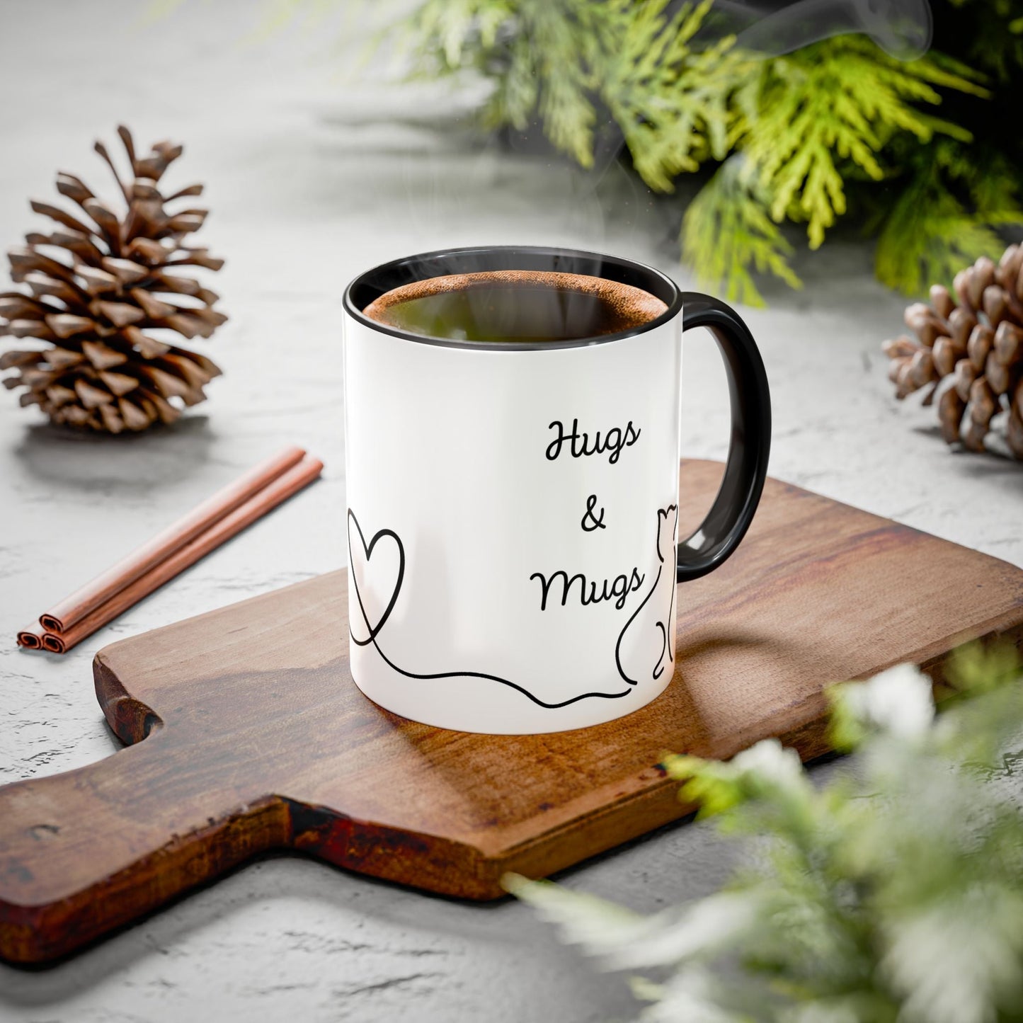 Hugs & Mugs Color Coffee Mug for a Colorful Coffee Experience