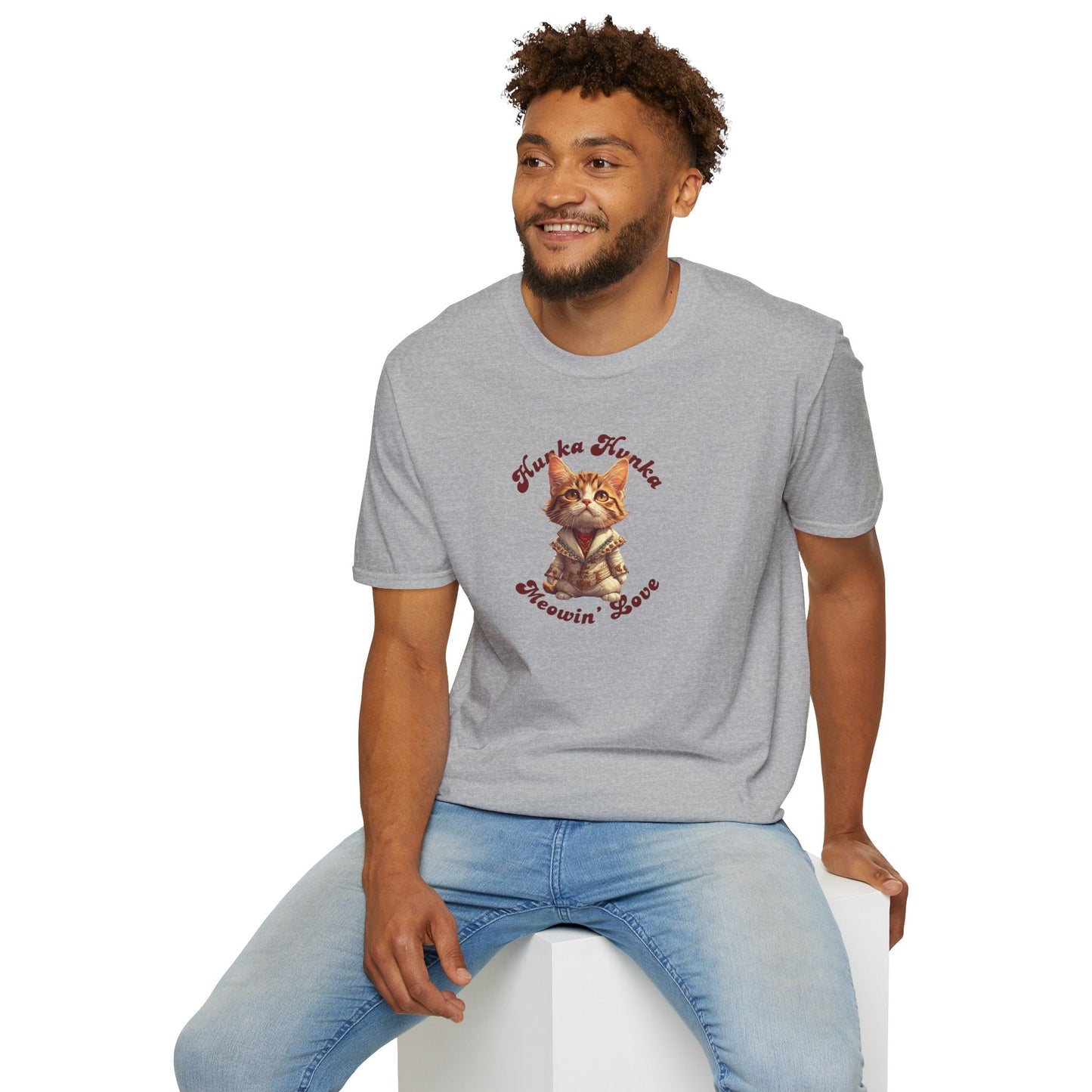 Hunka Hunka Meowin' Love Unisex Tee