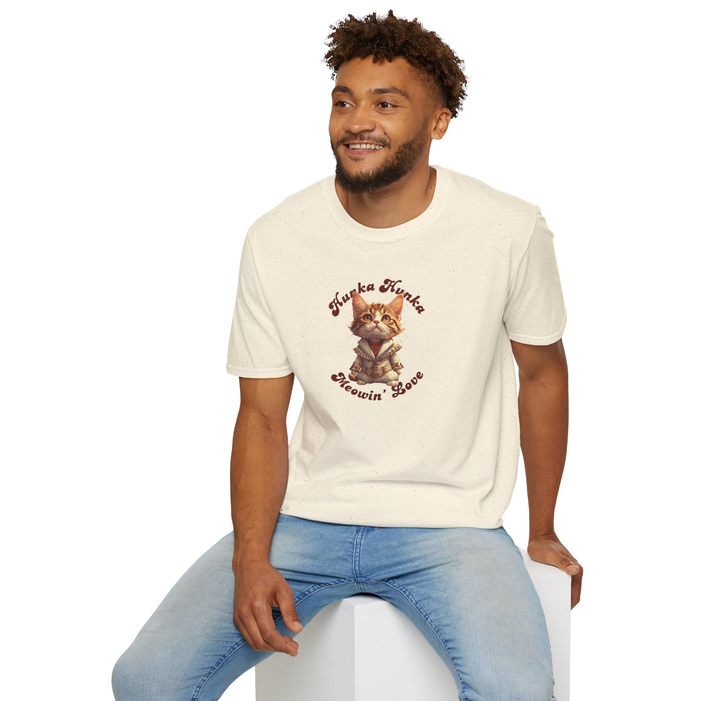 Hunka Hunka Meowin' Love Unisex Tee