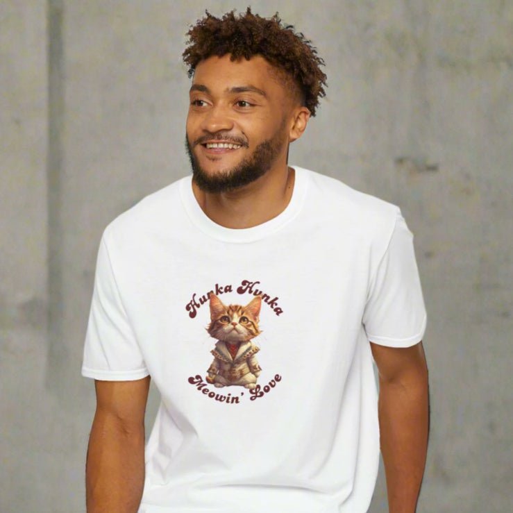 Hunka Hunka Meowin' Love Unisex Tee