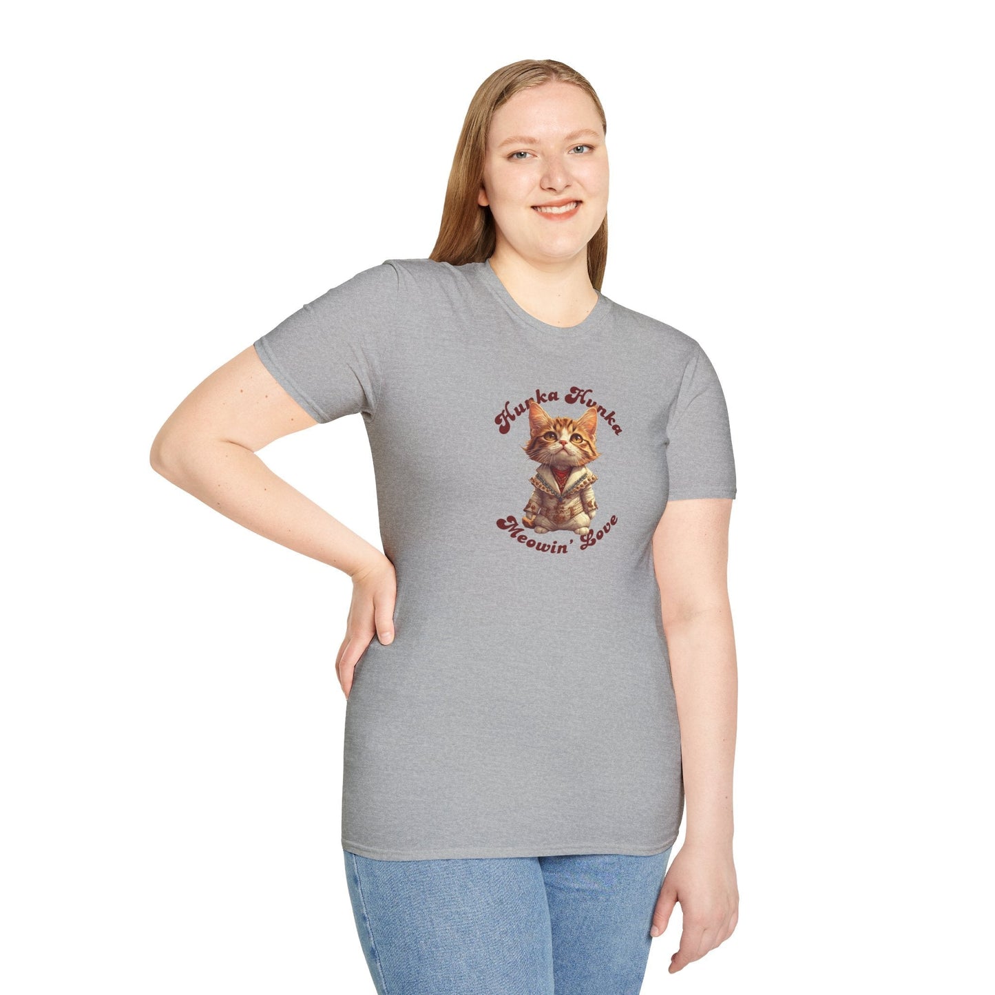 Hunka Hunka Meowin' Love Unisex Tee