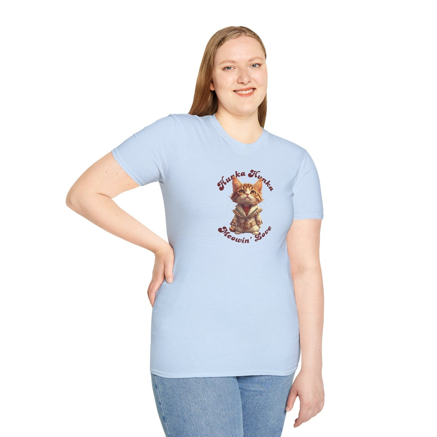 Hunka Hunka Meowin' Love Unisex Tee
